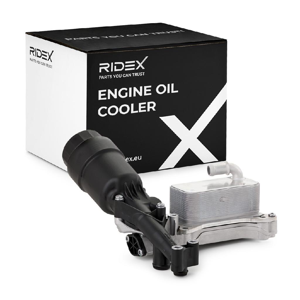 RIDEX 469O0072 Ölkühler Motoröl Kühler mit Ölfiltergehäuse 6511800610 68091825AA