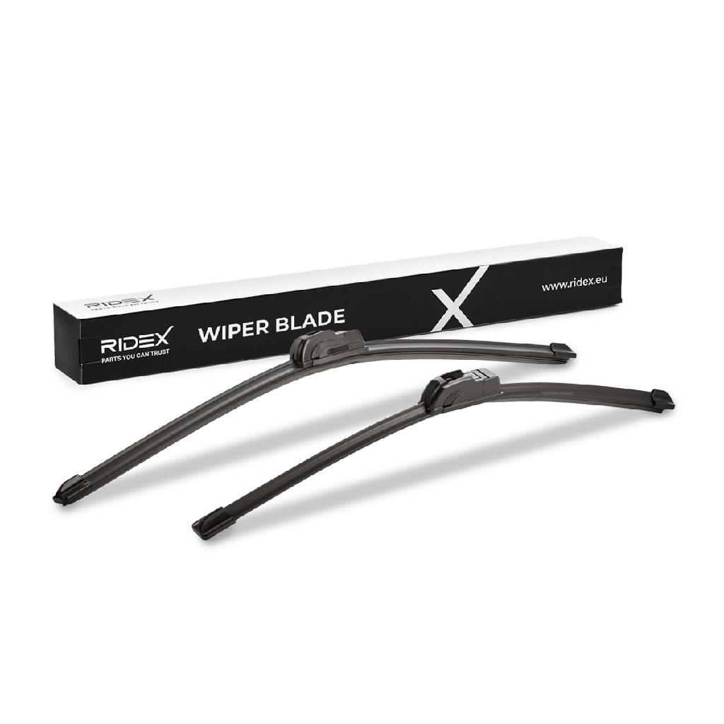 RIDEX Scheibenwischer Satz Wischerblätter Satz mit Spoiler Vorne Länge 1: 550mm