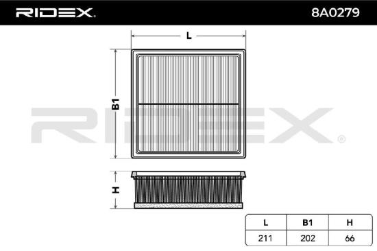 RIDEX 8A0279 Motor Luftfilter Filtereinsatz Umluftfilter mit Vorfilter für OPEL Bild RIDEX 8A0279 Motor Luftfilter Filtereinsatz Umluftfilter mit Vorfilter für OPEL