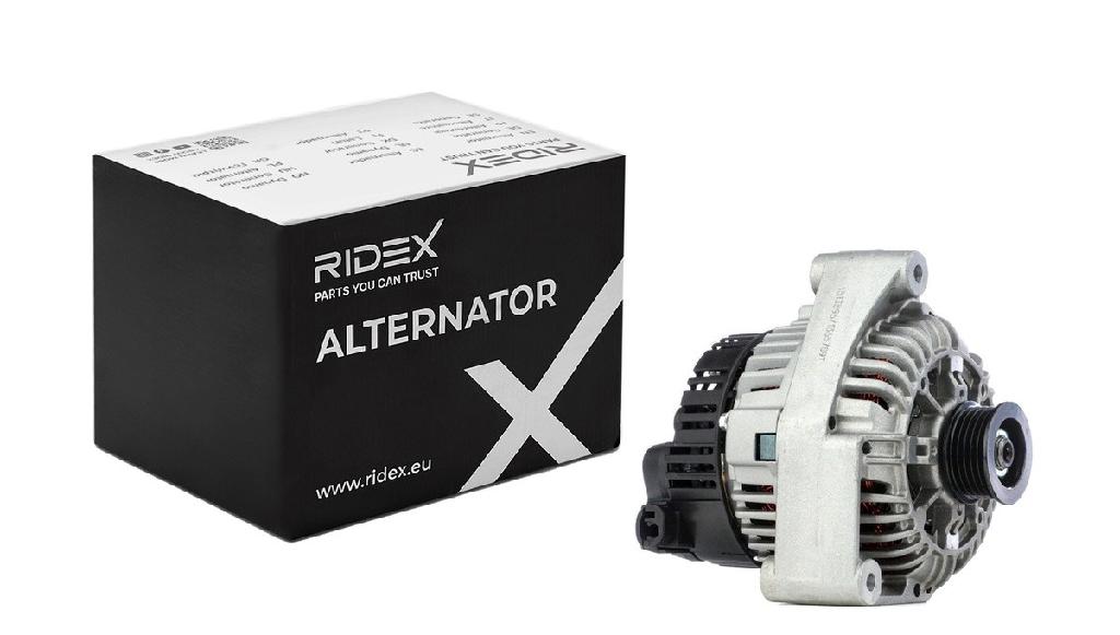 RIDEX 4G0278 Lichtmaschine 95A 14V Drehrichtung im Uhrzeigersinn mit für BMW