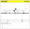 RIDEX Handbremsseil Hinten für FIAT PUNTO (176) Bild RIDEX Handbremsseil Hinten für FIAT PUNTO (176)