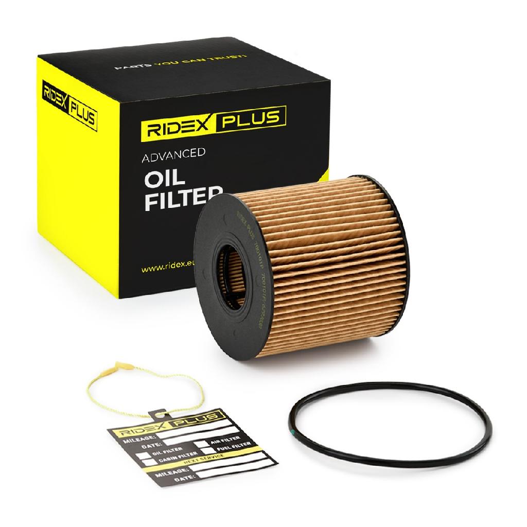 RIDEX PLUS Ölfilter Motorölfilter Filtereinsatz 7O0101P für OPEL Mokka / Mokka X