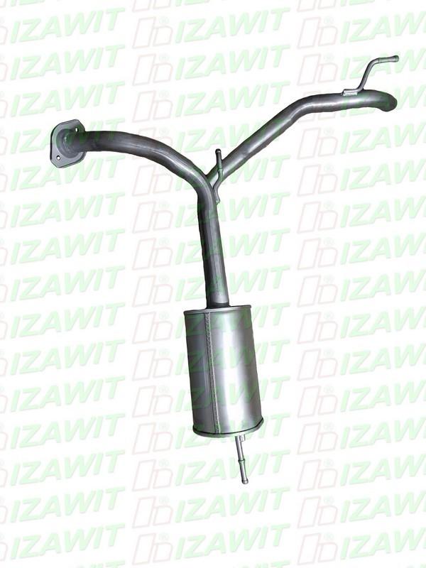 IZAWIT Endschalldämpfer für HONDA CIVIC VIII Hatchback (FN, FK)