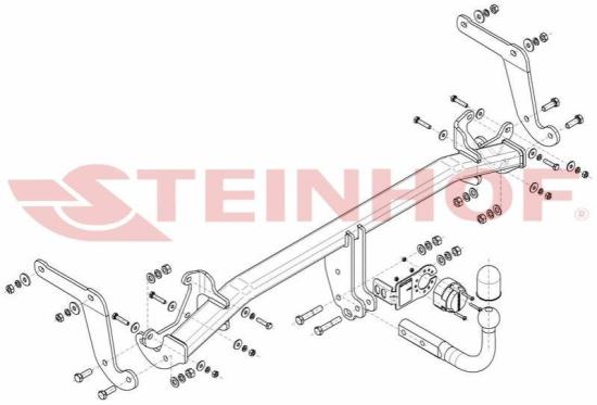 STEINHOF Anhängerkupplung passend für PEUGEOT 5008 II Bild STEINHOF Anhängerkupplung passend für PEUGEOT 5008 II
