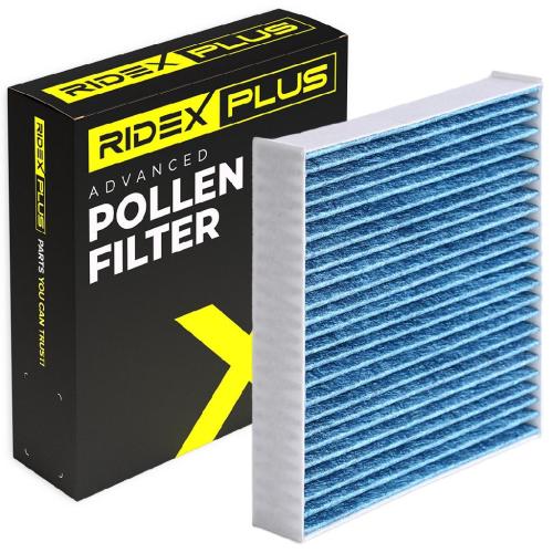 RIDEX PLUS 424I0600P Innenraumfilter Pollenfilter Aktivkohlefilter Höhe: 30 Bild RIDEX PLUS 424I0600P Innenraumfilter Pollenfilter Aktivkohlefilter Höhe: 30