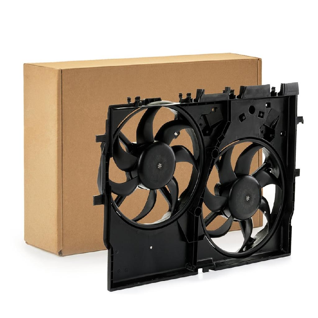 RIDEX 508R0244 Kühlerlüfter Lüfter Motorkühlung mit Kühlerlüfterrahmen (Zarge)