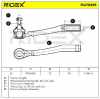 RIDEX Spurstangenkopf außen rechts Vorderachse Traggelenk M10X1.25 914T0295 Bild RIDEX Spurstangenkopf außen rechts Vorderachse Traggelenk M10X1.25 914T0295