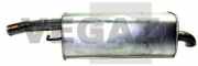 VEGAZ Endschalldämpfer für FORD Fiesta Mk5 Schrägheck (JH1, JD1, JH3, JD3)