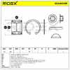 RIDEX 654W0019 Radlagersatz pro 1 Rad Hinten beidseitig f&uuml;r FORD 4376846 4336515
