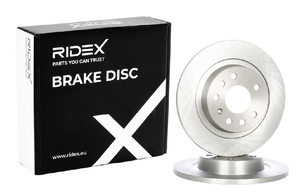 RIDEX 82B0106 2x Bremsscheiben Hinten Ø278mm voll für OPEL Vectra C Caravan