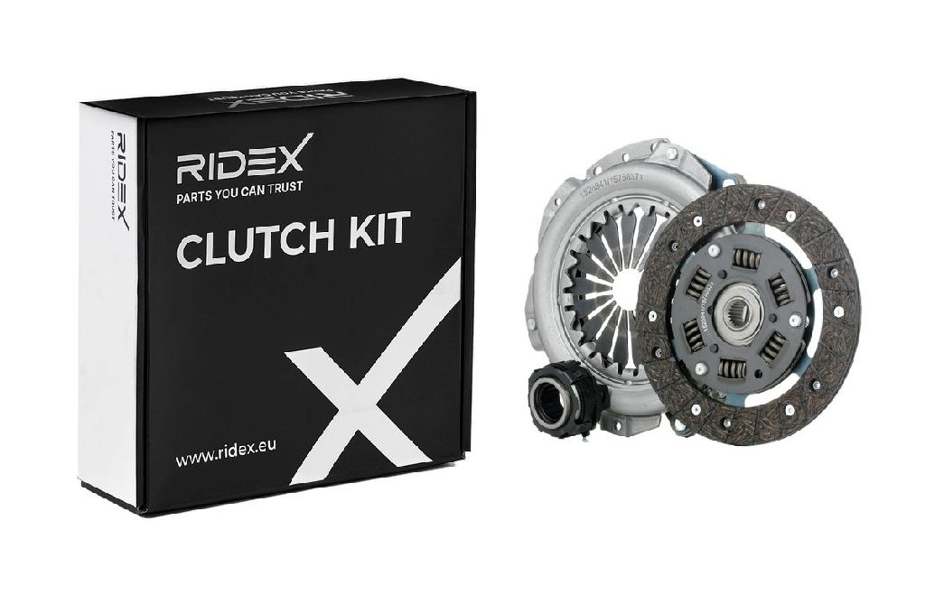 RIDEX 479C0924 Kupplungssatz für RENAULT 4 (112) 7700519170 7701033408 Kupplung