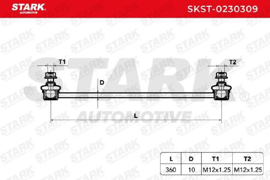 STARK 1x Koppelstange Stabilisator Vorne beidseitig für TOYOTA Yaris Schrägheck Bild STARK 1x Koppelstange Stabilisator Vorne beidseitig für TOYOTA Yaris Schrägheck