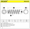 RIDEX 188C0453 2x Federn Fahrwerksfedern Vorne für VW Golf 1II (1H1) Bild RIDEX 188C0453 2x Federn Fahrwerksfedern Vorne für VW Golf 1II (1H1)