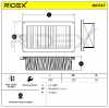 RIDEX 8A1147 Motor Luftfilter Filtereinsatz für RENAULT Clio 5 Schrägheck (BF) Bild RIDEX 8A1147 Motor Luftfilter Filtereinsatz für RENAULT Clio 5 Schrägheck (BF)