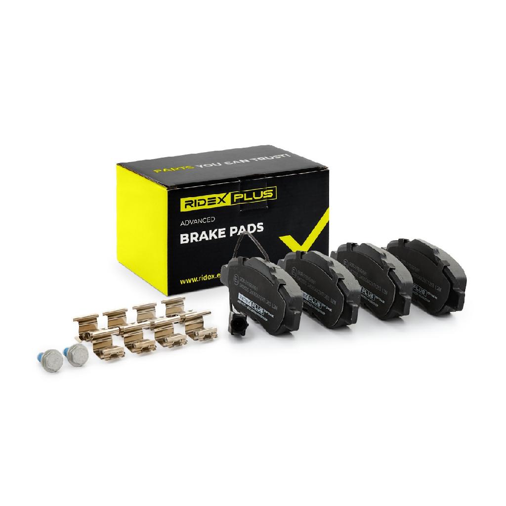 RIDEX PLUS Bremsbelagsatz Bremsbeläge Vorne für VW Golf 5II Schrägheck