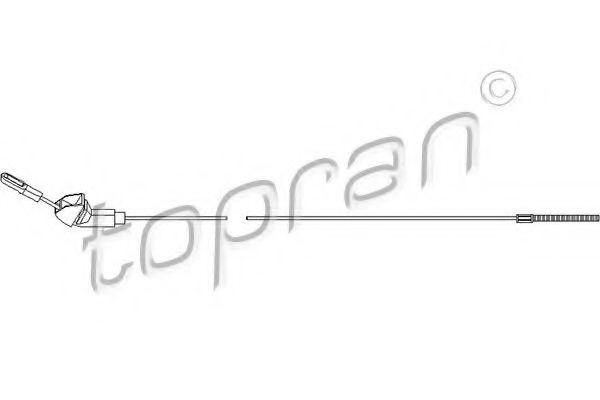 TOPRAN Handbremsseil Hinten Links für OPEL Vectra A Limousine (J89)