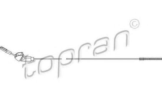 TOPRAN Handbremsseil Hinten Links für OPEL Vectra A Limousine (J89) Bild TOPRAN Handbremsseil Hinten Links für OPEL Vectra A Limousine (J89)