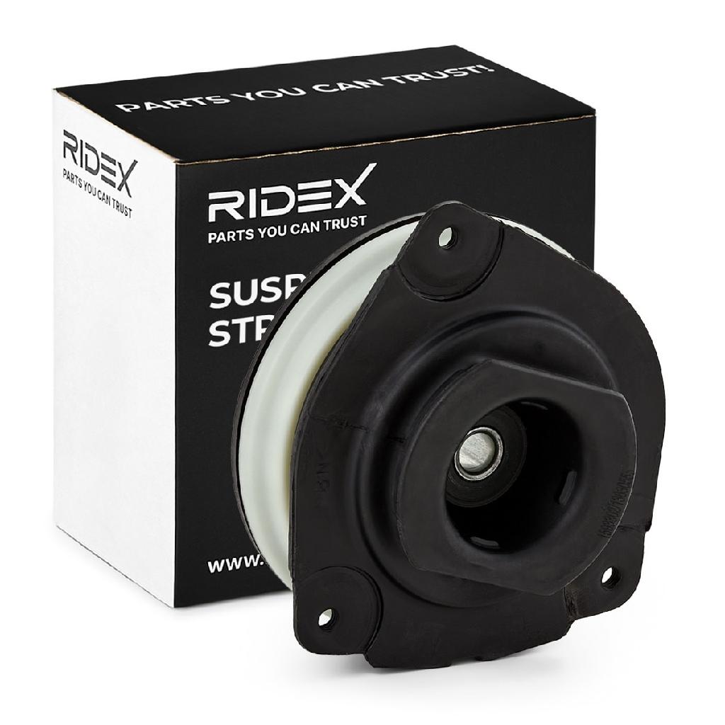 RIDEX 1180S0185 Federbeinstützlager mit Wälzlager mit Anbauteilen Vorne links