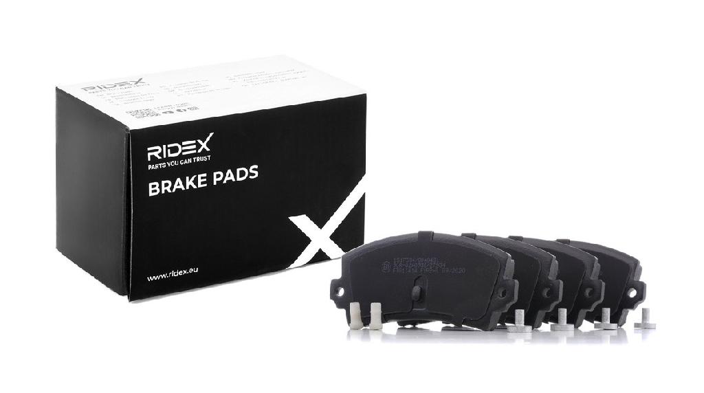RIDEX Bremsbelagsatz Bremsbeläge Hinten für MAZDA 3 (BK) für RENAULT 5 (122)