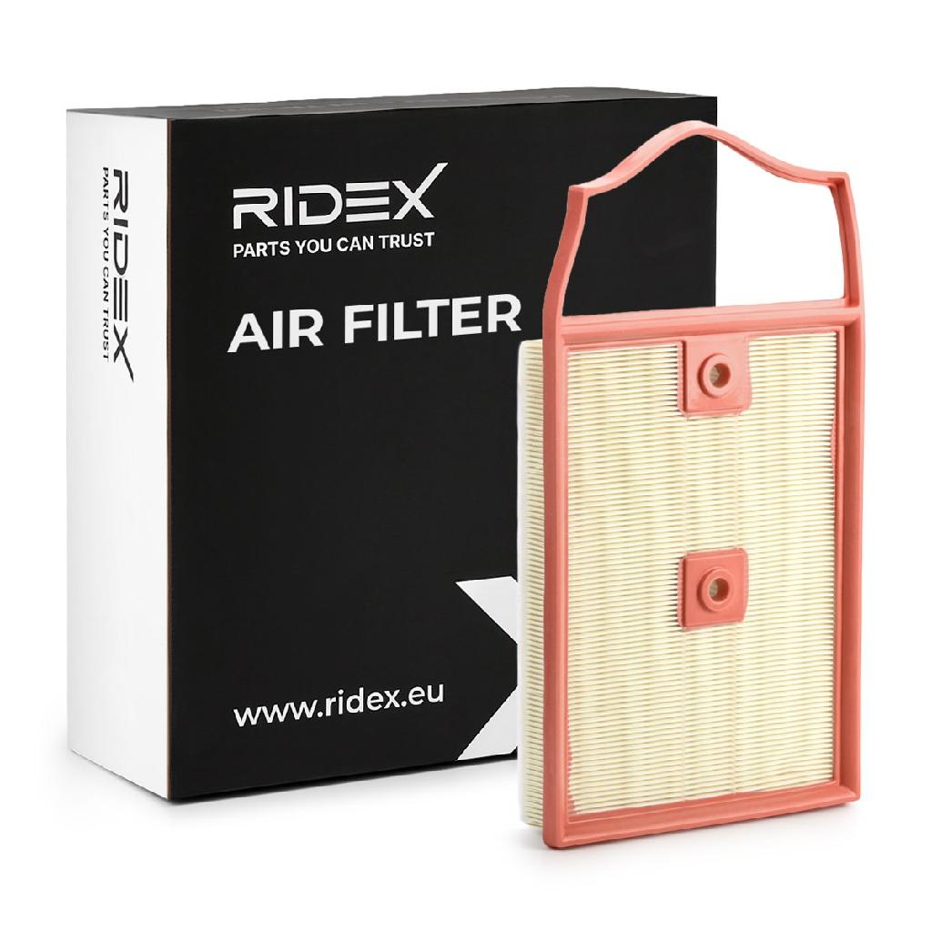 RIDEX 8A0641 Motor Luftfilter Umluftfilter mit Vorfilter für VW Polo Schrägheck