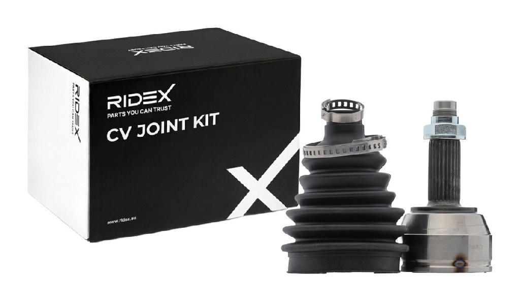 RIDEX 5J0046 Gelenksatz Antriebswelle Achswelle Vorne radseitig für FORD 1040112