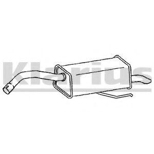 VEGAZ Endschalldämpfer Vorne für RENAULT Clio 1I (BB0/1/2, CB0/1/2) Bild VEGAZ Endschalldämpfer Vorne für RENAULT Clio 1I (BB0/1/2, CB0/1/2)