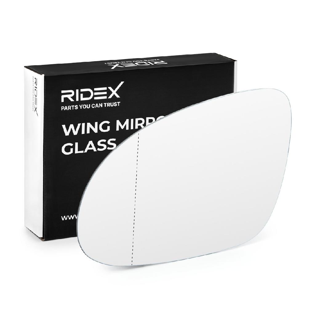 RIDEX 1914M0361 Spiegelglas Glas Aussenspiegel beheizt asphärisch links für VW