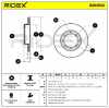 RIDEX 82B1532 2x Bremsscheiben Hinten Ø302mm voll für RENAULT 8660003521 Bild RIDEX 82B1532 2x Bremsscheiben Hinten Ø302mm voll für RENAULT 8660003521