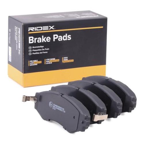 RIDEX Bremsbelagsatz Bremsbeläge Vorne für CHEVROLET NUBIRA Kombi für DAEWOO Bild RIDEX Bremsbelagsatz Bremsbeläge Vorne für CHEVROLET NUBIRA Kombi für DAEWOO