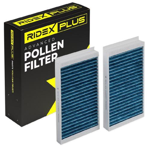 RIDEX PLUS 424I0619P Innenraumfilter Pollenfilter Aktivkohlefilter Höhe: 32 Bild RIDEX PLUS 424I0619P Innenraumfilter Pollenfilter Aktivkohlefilter Höhe: 32