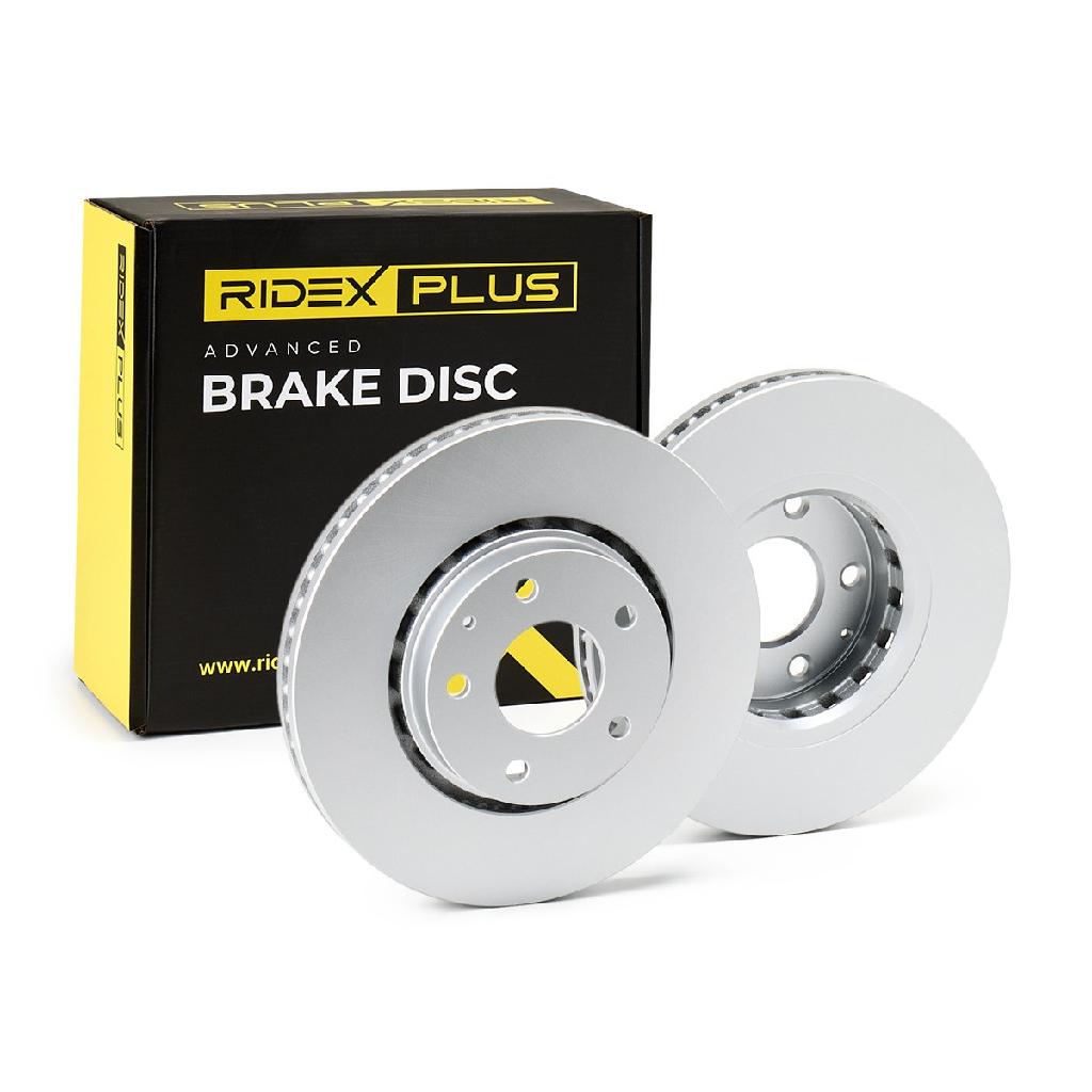 RIDEX PLUS 82B2568P 2x Bremsscheiben Vorne Ø297mm Belüftet für MAZDA CX-5
