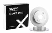 RIDEX 82B0903 2x Bremsscheiben Hinten Ø259,7mm voll für HONDA PRELUDE V