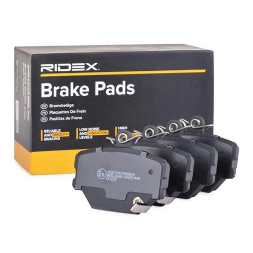 RIDEX Bremsbelagsatz Bremsbeläge Vorne für SMART FORTWO Coupe (451) CITY-COUPE Bild RIDEX Bremsbelagsatz Bremsbeläge Vorne für SMART FORTWO Coupe (451) CITY-COUPE