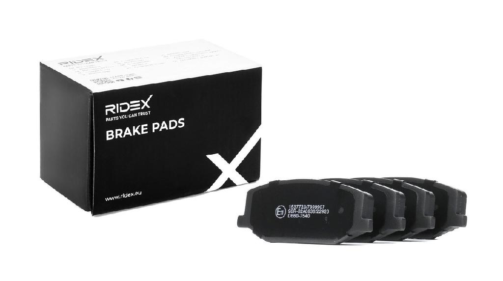 RIDEX Bremsbelagsatz Bremsbeläge Vorne für SUZUKI JIMNY (FJ) Samurai SUV (SJ)
