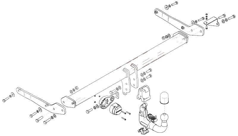 STEINHOF Anhängerkupplung für VW TIGUAN (AD1)