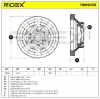 RIDEX 1180S0131 Federbeinstützlager ohne Kugellager Vorne für VW 7E0412331 Bild RIDEX 1180S0131 Federbeinstützlager ohne Kugellager Vorne für VW 7E0412331