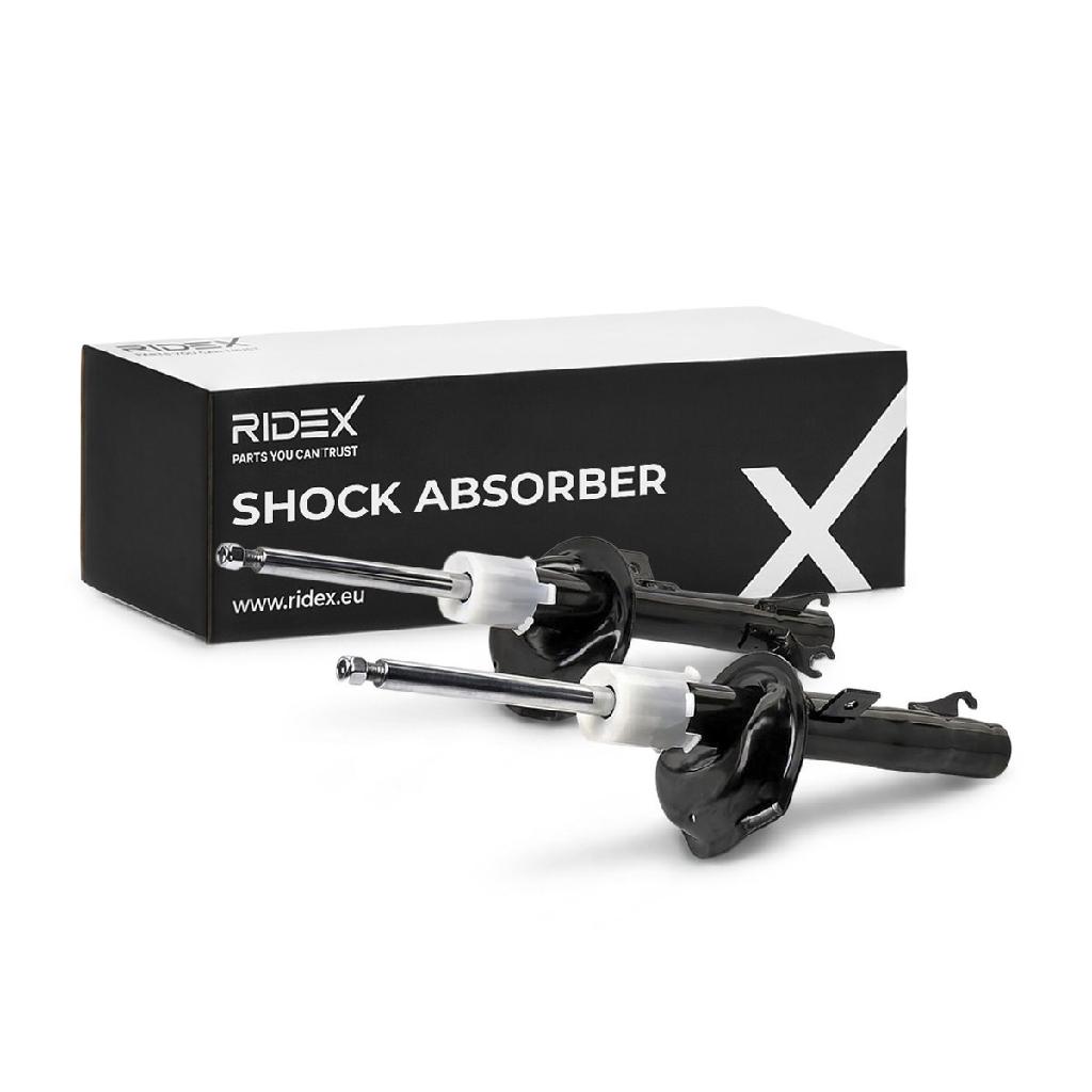 RIDEX 854S1625 2x Stoßdämpfer Federbein Gasdruck Vorne für FORD FOCUS (DAW, DBW)