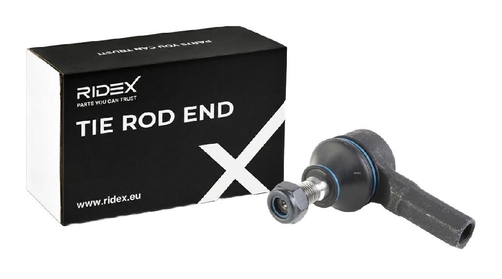 RIDEX Spurstangenkopf Vorderachse beidseitig außen Traggelenk M12X1.25 914T0168