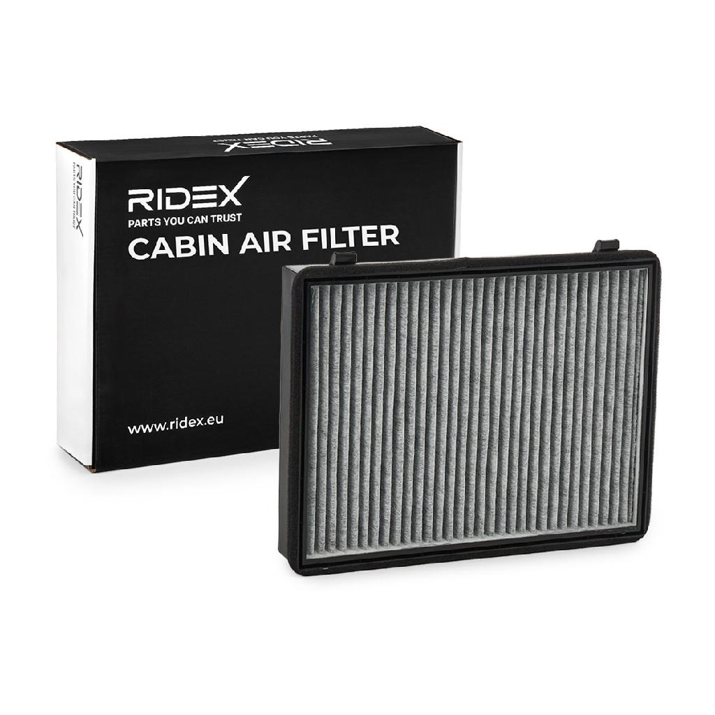 RIDEX 424I0260 Innenraumfilter Pollenfilter Aktivkohlefilter Höhe: 27 Breite: