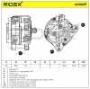 RIDEX 4G0457 Lichtmaschine 150A 12V Drehrichtung im Uhrzeigersinn ohne 5702E1 Bild RIDEX 4G0457 Lichtmaschine 150A 12V Drehrichtung im Uhrzeigersinn ohne 5702E1