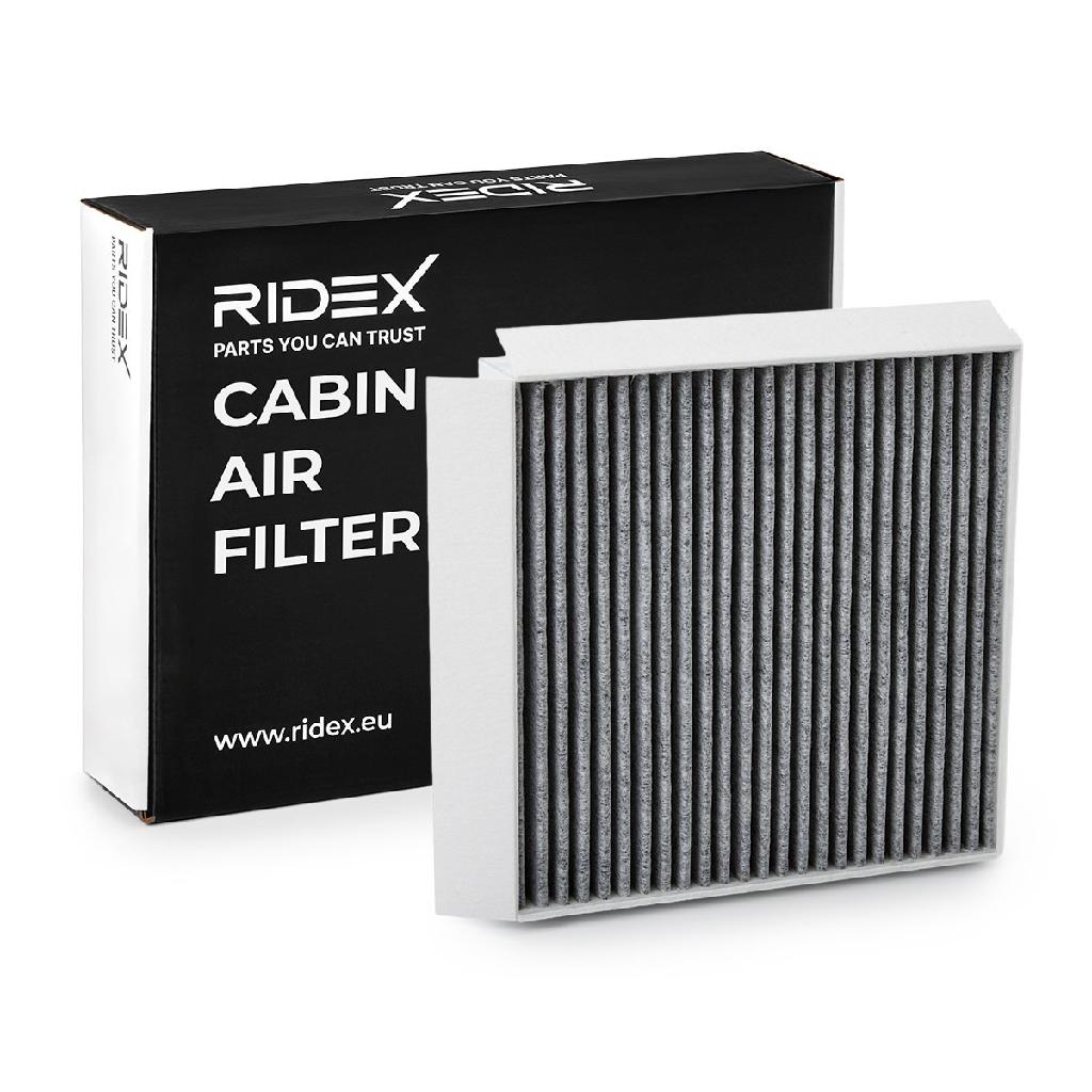 RIDEX 424I0319 Innenraumfilter Pollenfilter Aktivkohlefilter Höhe: 40 Breite: