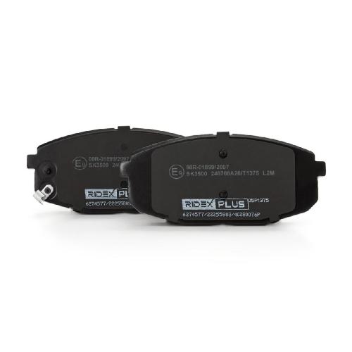 RIDEX PLUS Bremsbelagsatz Bremsbeläge Vorne für HYUNDAI i30 (FD) für KIA CEE'D Bild RIDEX PLUS Bremsbelagsatz Bremsbeläge Vorne für HYUNDAI i30 (FD) für KIA CEE'D
