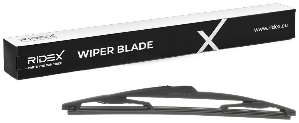 RIDEX Scheibenwischer Wischblatt Stück ohne Spoiler Heckwischer Hinten Länge: