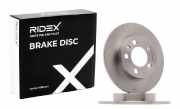 RIDEX 82B0691 2x Bremsscheiben Hinten Ø239mm voll für VW Golf 1V Schrägheck