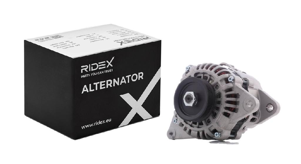 RIDEX 4G1111 Lichtmaschine 75A 12V Drehrichtung im Uhrzeigersinn mit RD193322C