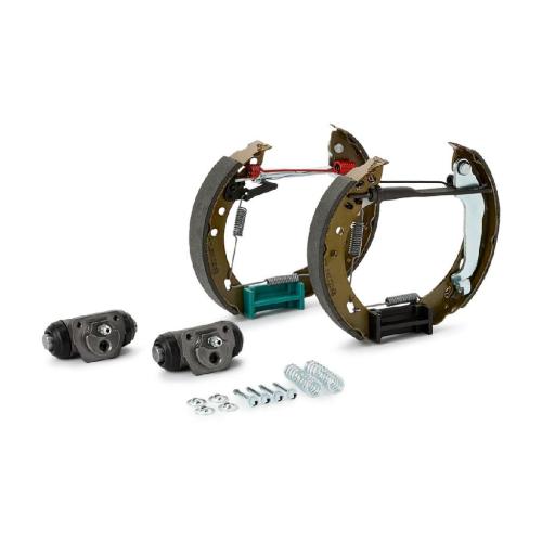 RIDEX Bremsenset Trommelbremse Bremsbacken Satz mit Radbremszylinder Hinten Bild RIDEX Bremsenset Trommelbremse Bremsbacken Satz mit Radbremszylinder Hinten