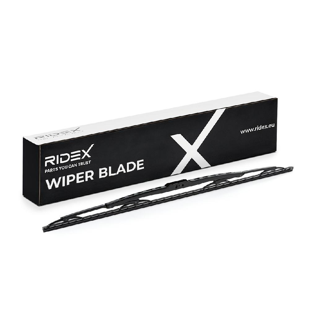 RIDEX Scheibenwischer Wischblatt Stück ohne Spoiler Vorne Länge: 650mm Standard