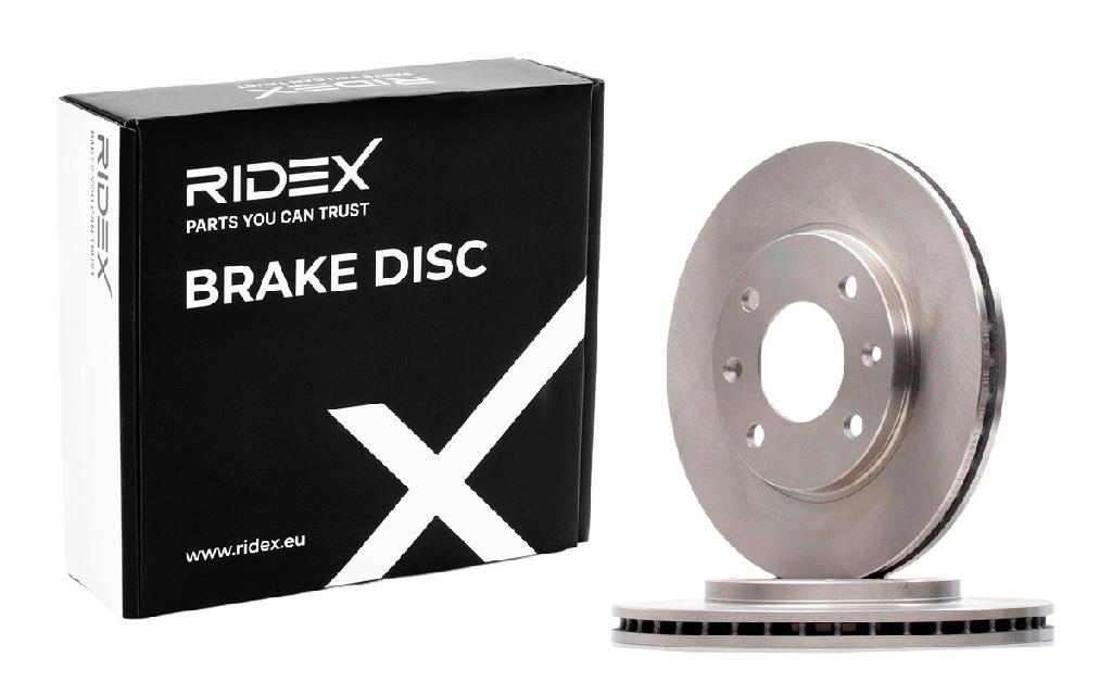RIDEX 82B0051 2x Bremsscheiben Vorne Ø247mm Belüftet passend für PEUGEOT
