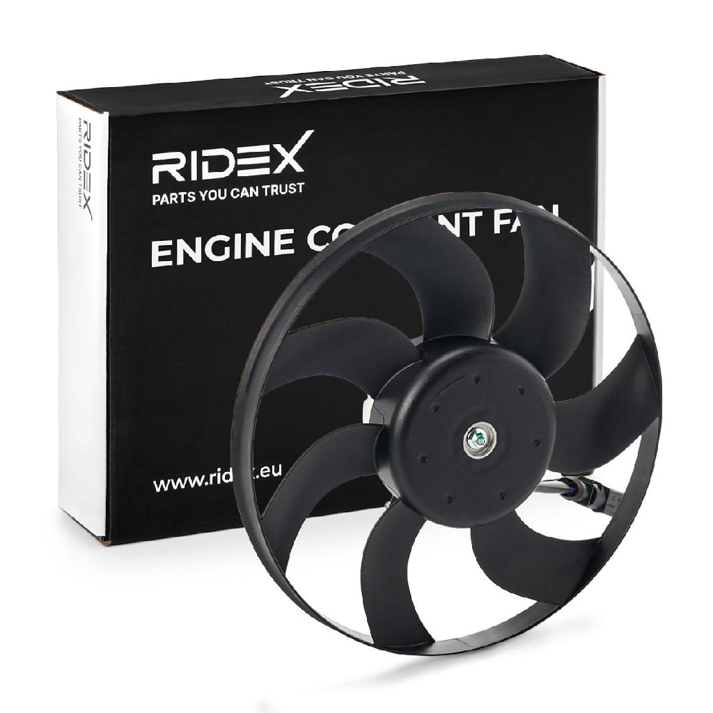 RIDEX 508R0032 Kühlerlüfter Lüfter Motorkühlung ohne Kühlerlüfterrahmen (Zarge)