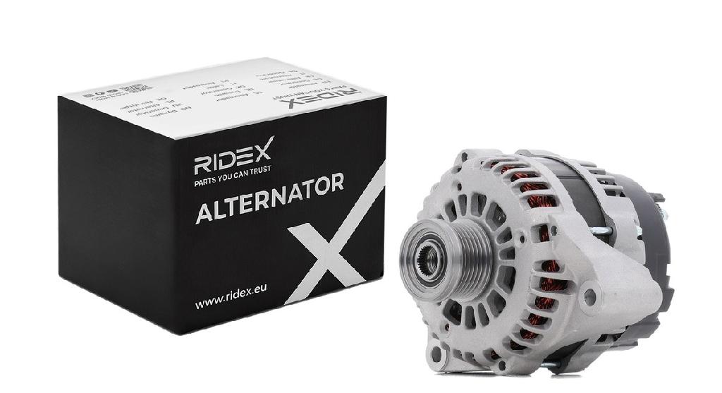 RIDEX 4G1222 Lichtmaschine 115A 12V mit Freilaufriemenscheibe für SSANGYONG
